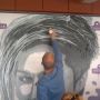 Aussie hair street lab presentation at P&G beauty event.
