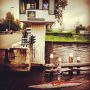 Service in Warns! The bridge stays open for Bart! #waterproof #sup off to Stavoren!