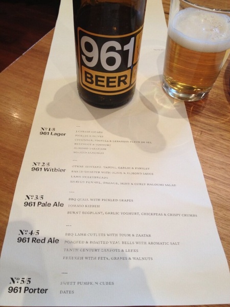 Have any of you tried 961beer? It's amazing and Lebanese-made!