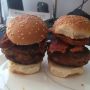 My homemade #sliders are the right diameter but exceed the bun-meat ratio. #lunch